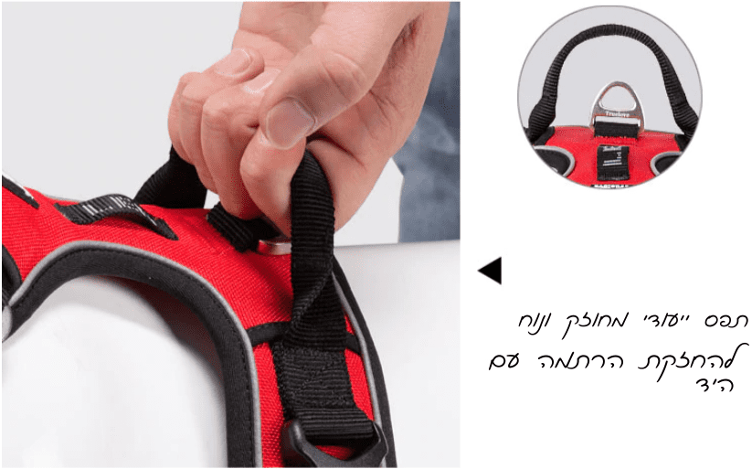 רתמה לכלב נגד משיכות סופר איכותית פתיחה והלבשה קלה ונוחה – תמונה 28